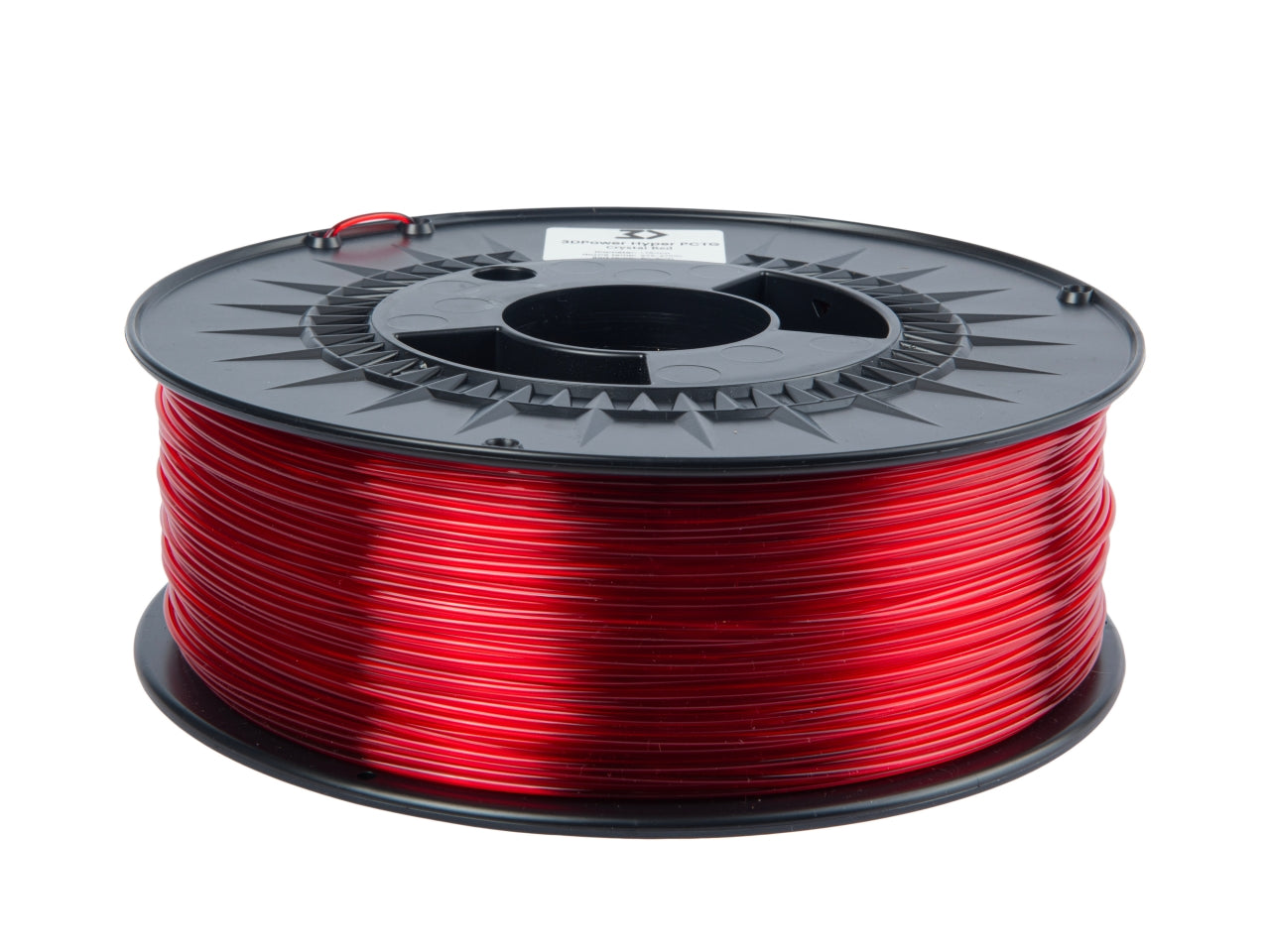 Filamento PCTG vermelho cristal | 3DPower