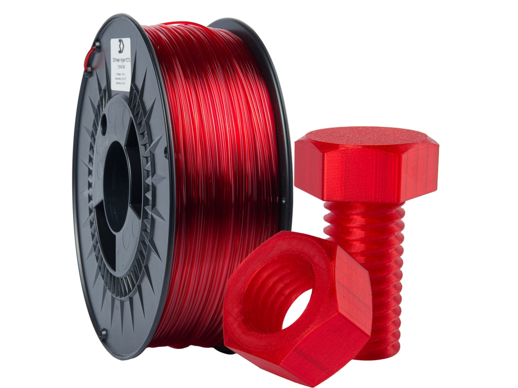 Filamento PCTG vermelho cristal | 3DPower