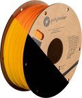 Bobina de filamento PLA laranja luminescente, Polymaker, 1,75 mm