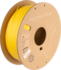 Bobina de filamento PLA+ amarelo acetinado, Polymaker, 1,75 mm