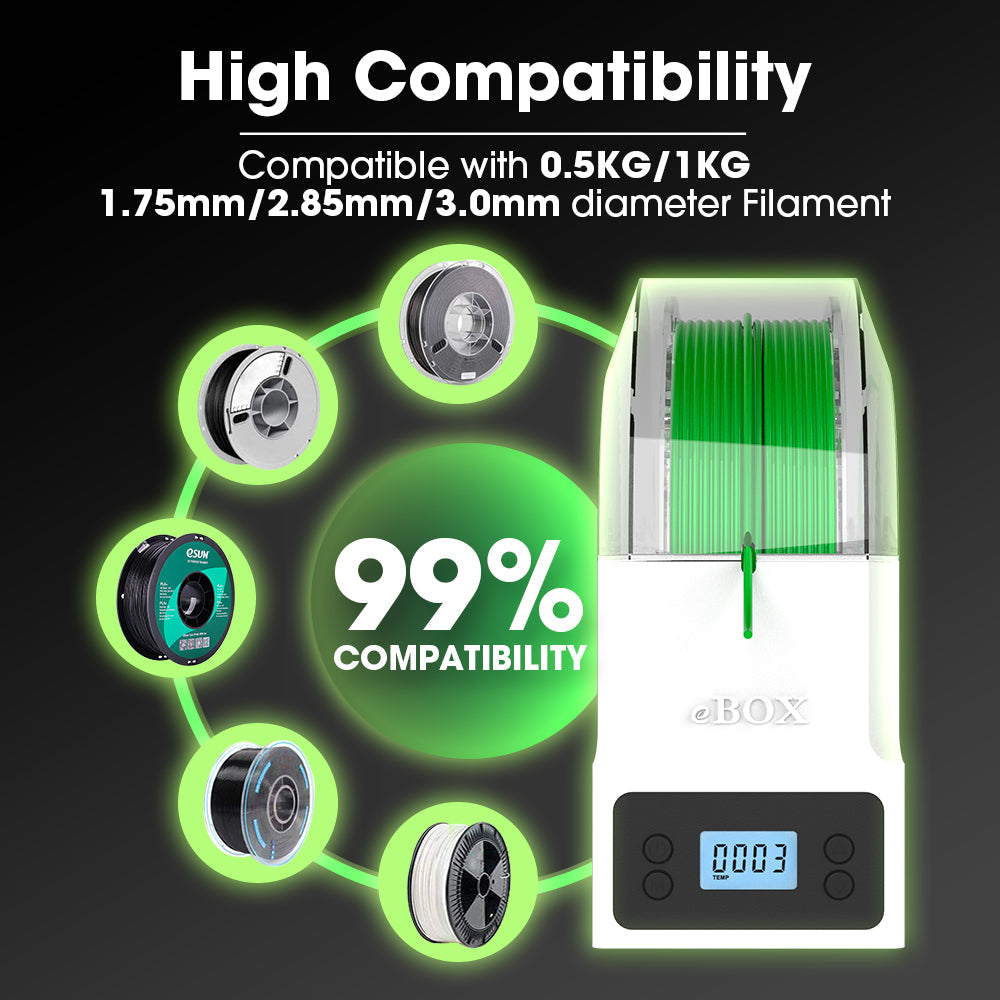 eBOX Lite storage and drying box for filament | eSUN