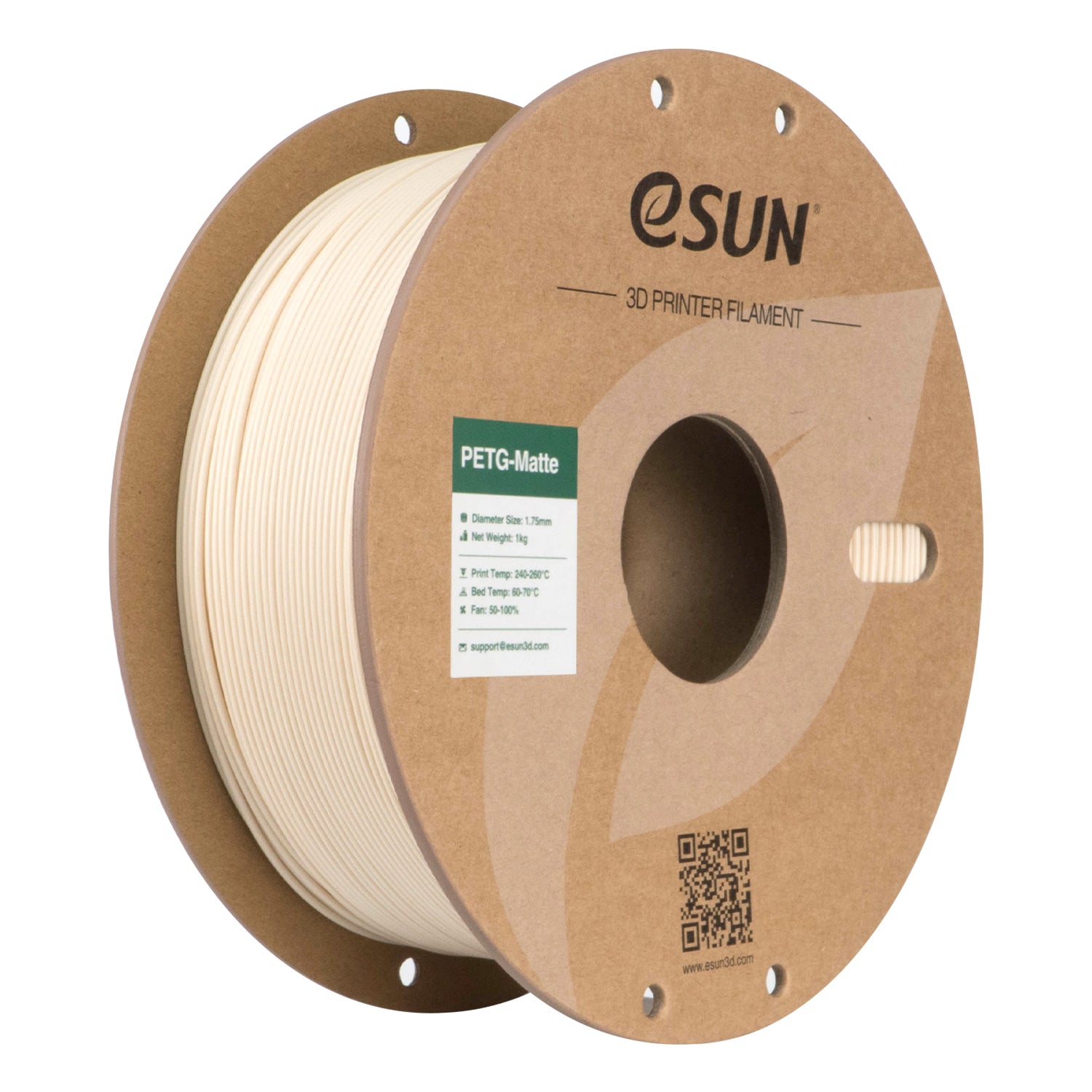 Filament PETG matte alabaster white | eSUN