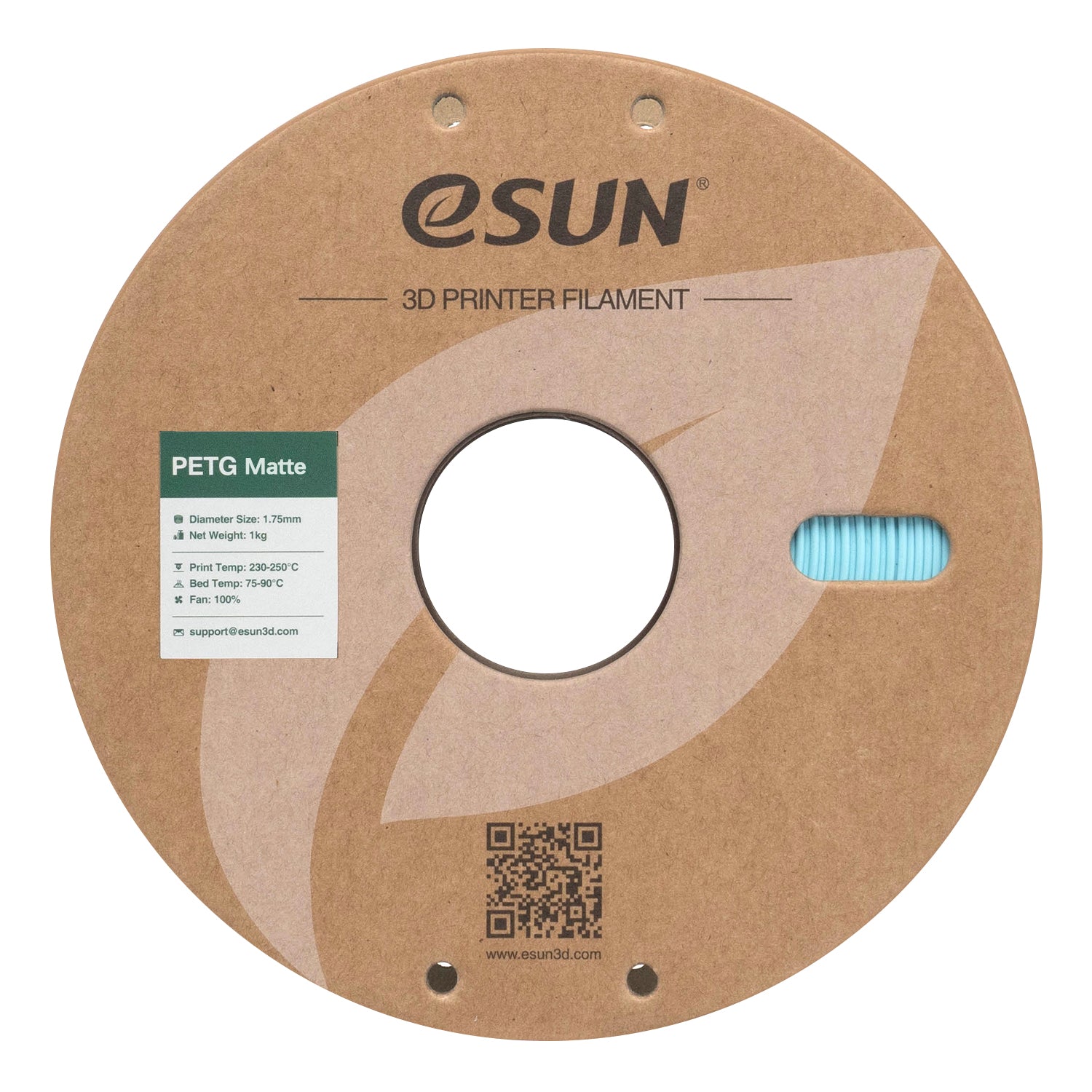 Filament PETG matte light blue | eSUN