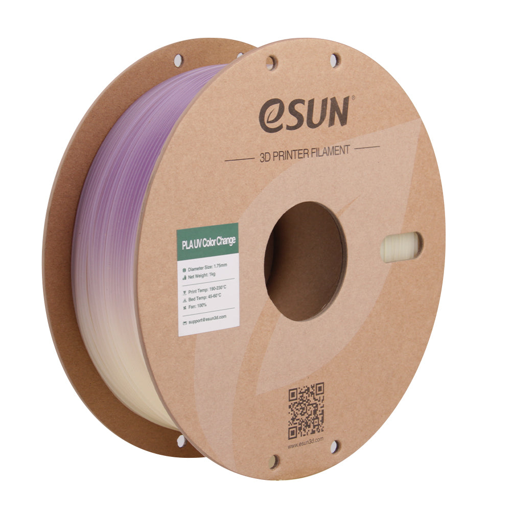 Filamento PLA que muda de cor com UV, violeta | eSUN
