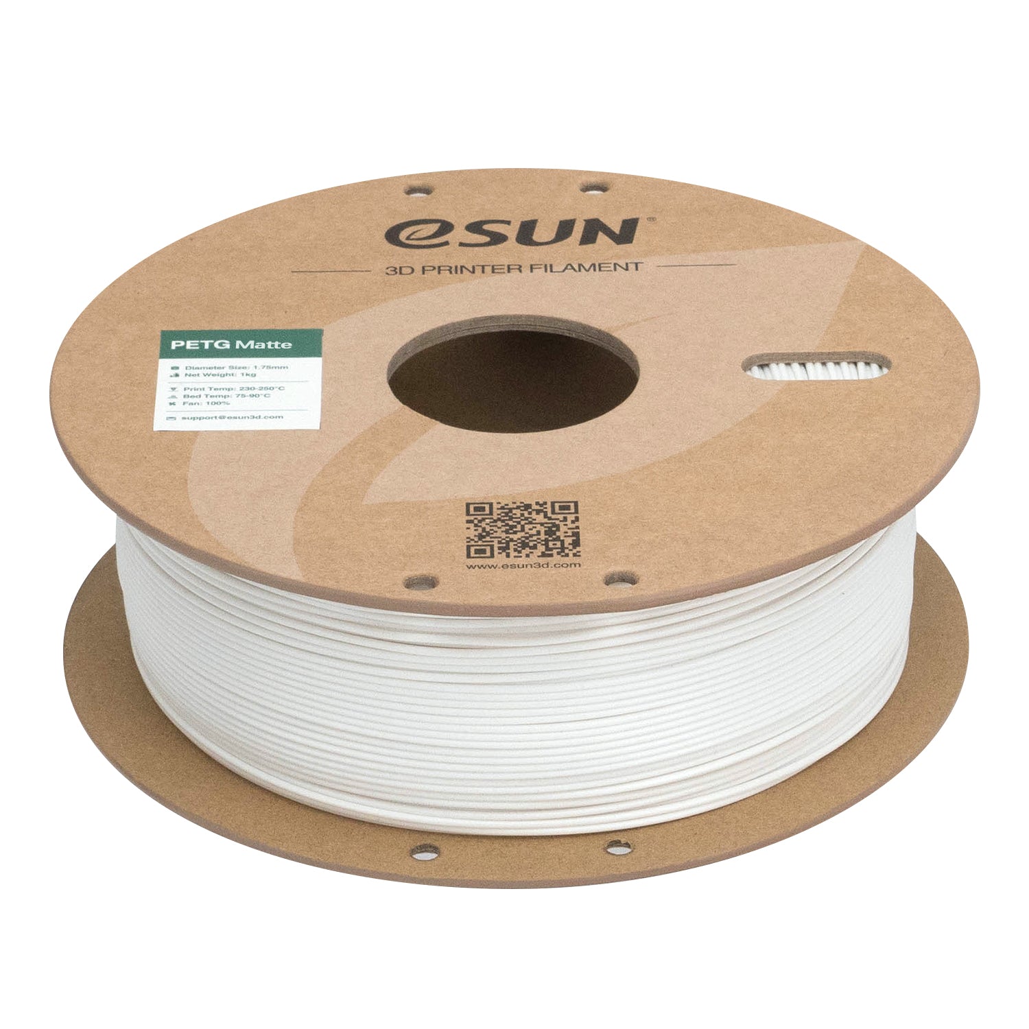 Filament PETG matte white | eSUN