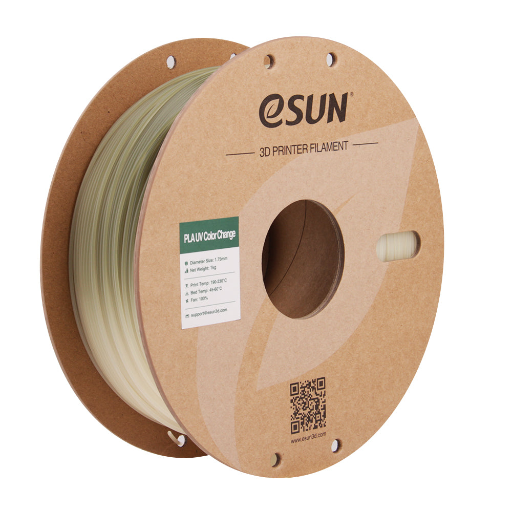 Filamento PLA que muda de cor com UV, verde | eSUN