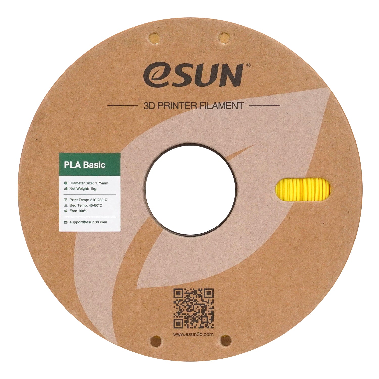 Filamento PLA-Basic amarelo | eSUN