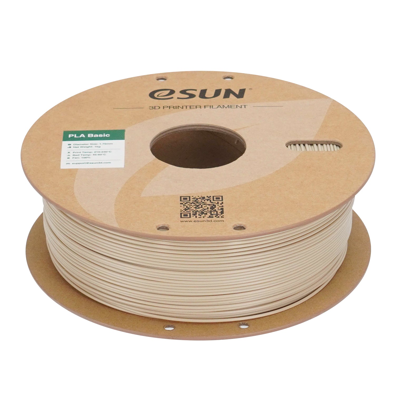Filamento PLA-Basic branco osso | eSUN
