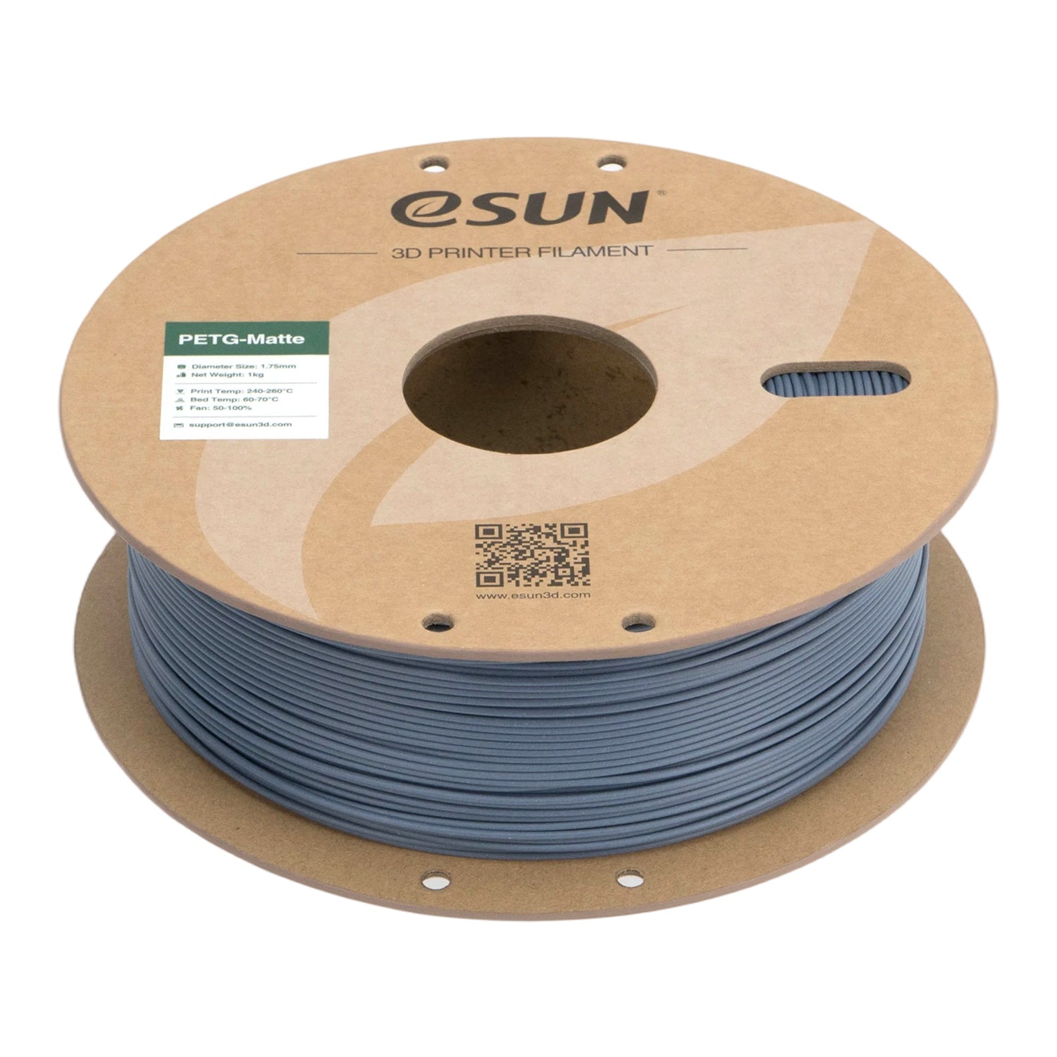 Filamento PETG azul acinzentado mate | eSUN