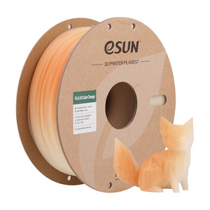 Filamento PLA que muda de cor com UV, laranja | eSUN
