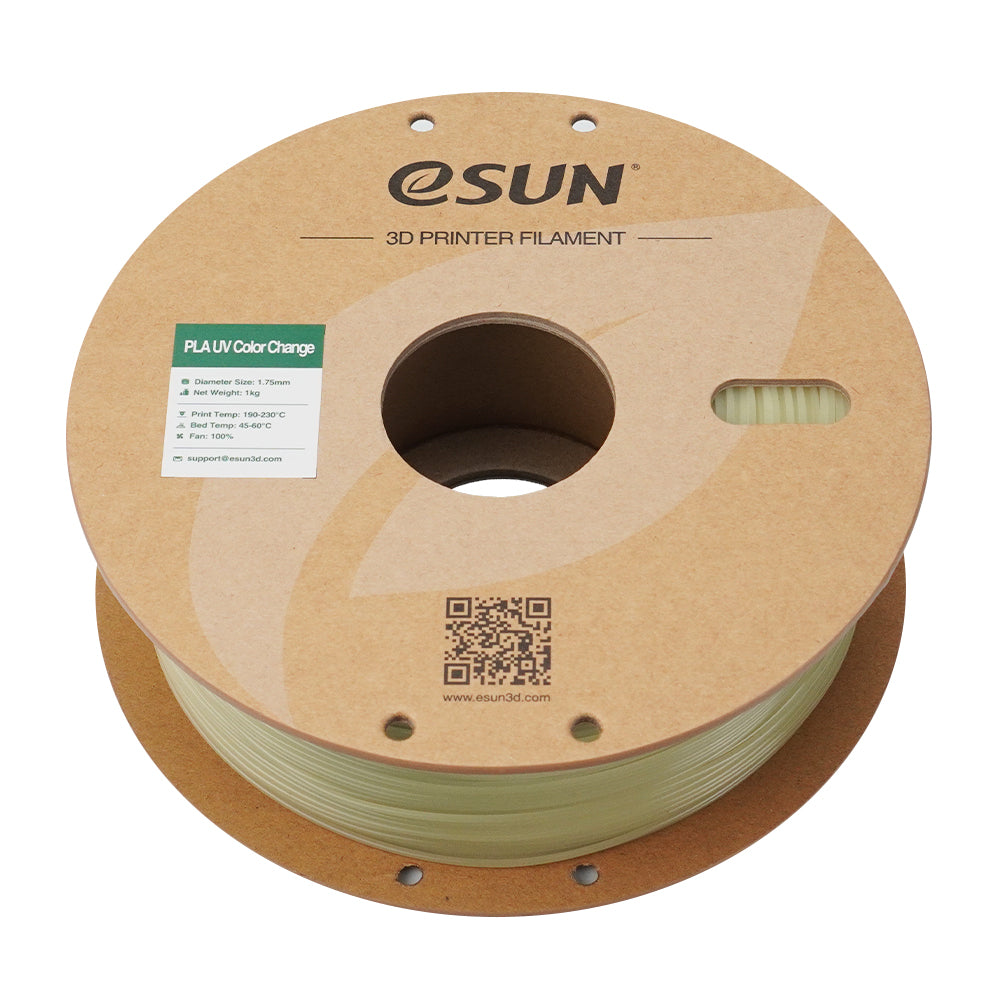 Filamento PLA que muda de cor com UV, verde | eSUN