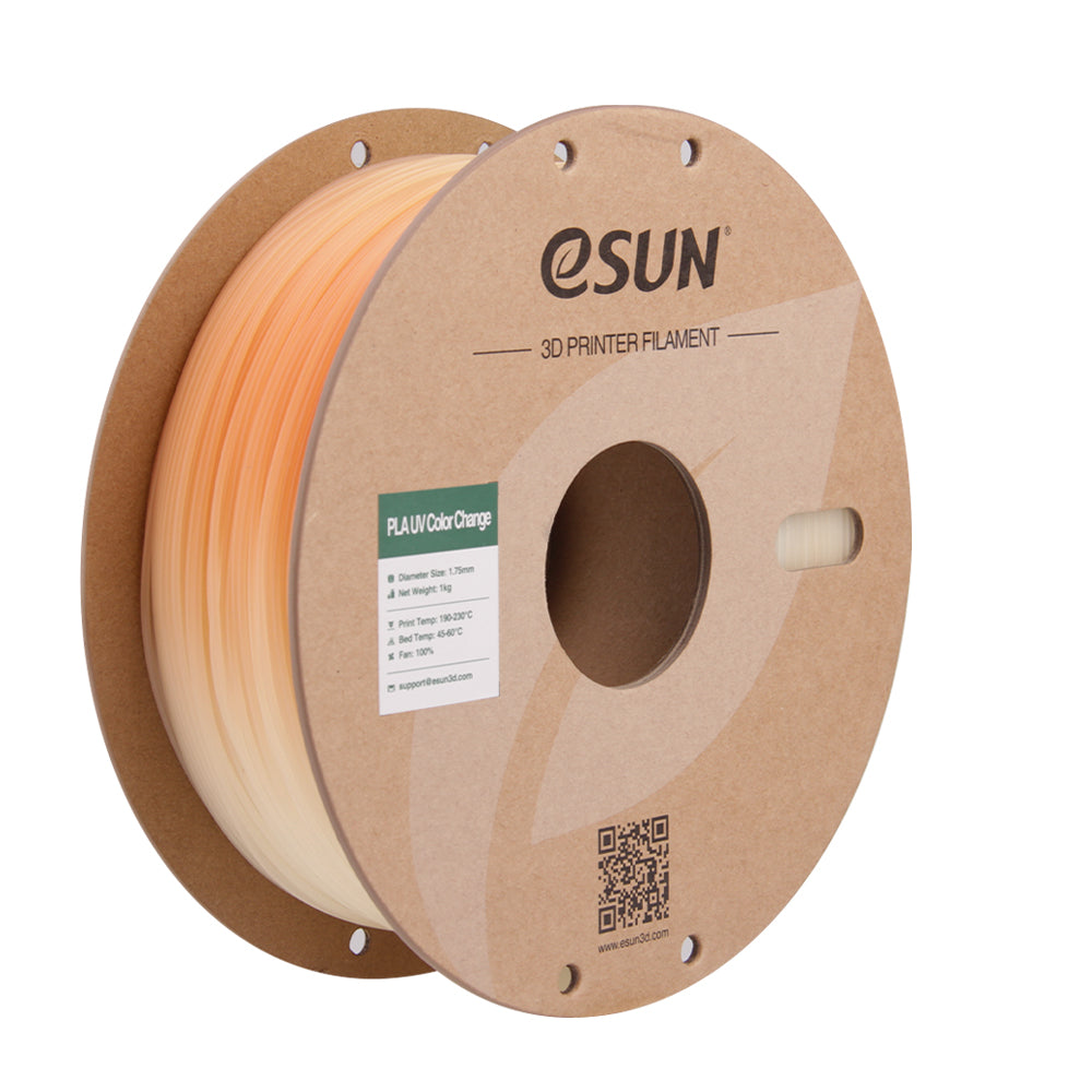 Filamento PLA que muda de cor com UV, laranja | eSUN