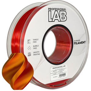 Filament Silk PLA Dual Color red gold | Prof. Lab
