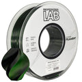 Bobina de filamento Silk PLA Dual Color preto verde, Prof. Lab, 1,75 mm