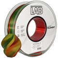 Bobina de filamento Silk PLA Tri Color vermelho amarelo verde, Prof. Lab, 1,75 mm