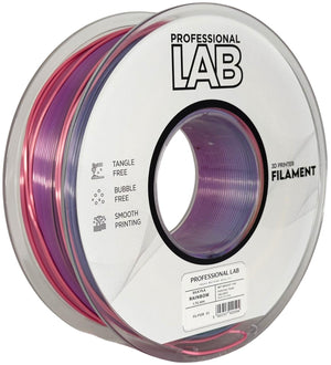 Filamento Silk PLA arco-íris | Prof. Lab