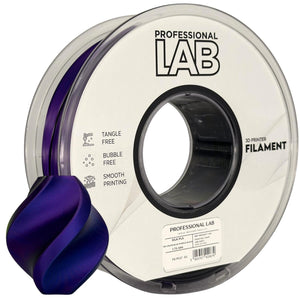 Filament Silk PLA Tri Color blue purple black | Prof. Lab