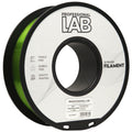 Spool of PETG transparent green filament, Prof. Lab, 1.75 mm