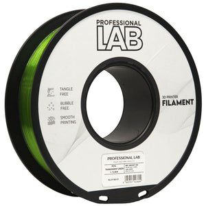 Filament PETG transparent green | Prof. Lab