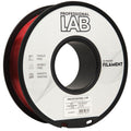 Spool of PETG transparent red filament, Prof. Lab, 1.75 mm