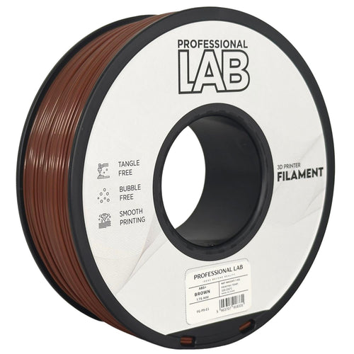 Bobina de filamento ABS+ castanho, Prof. Lab, 1,75 mm