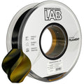 Bobina de filamento Silk PLA Dual Color preto dourado, Prof. Lab, 1,75 mm