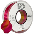 Spool of Silk PLA Dual Color pink gold filament, Prof. Lab, 1.75 mm