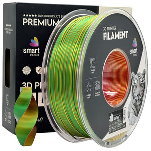 Filament Silk PLA Tri Color red yellow green | Smart Print