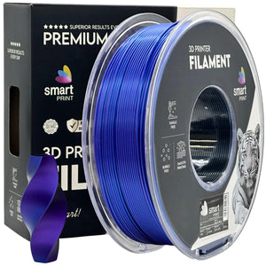 Filament Silk PLA Tri Color blue purple black | Smart Print