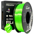 Spool of Silk PLA green filament, Smart Print, 1.75 mm