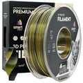Spool of Silk PLA Dual Color black gold filament, Smart Print, 1.75 mm