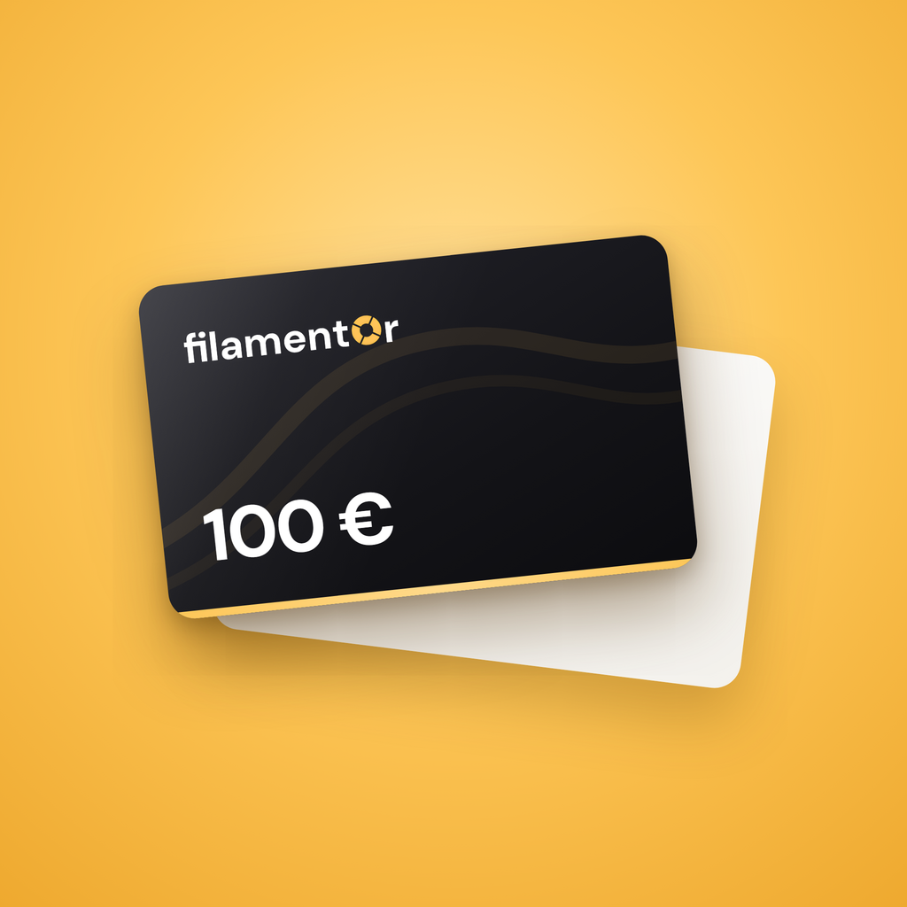 Cartão de oferta Filamentor de 100 €