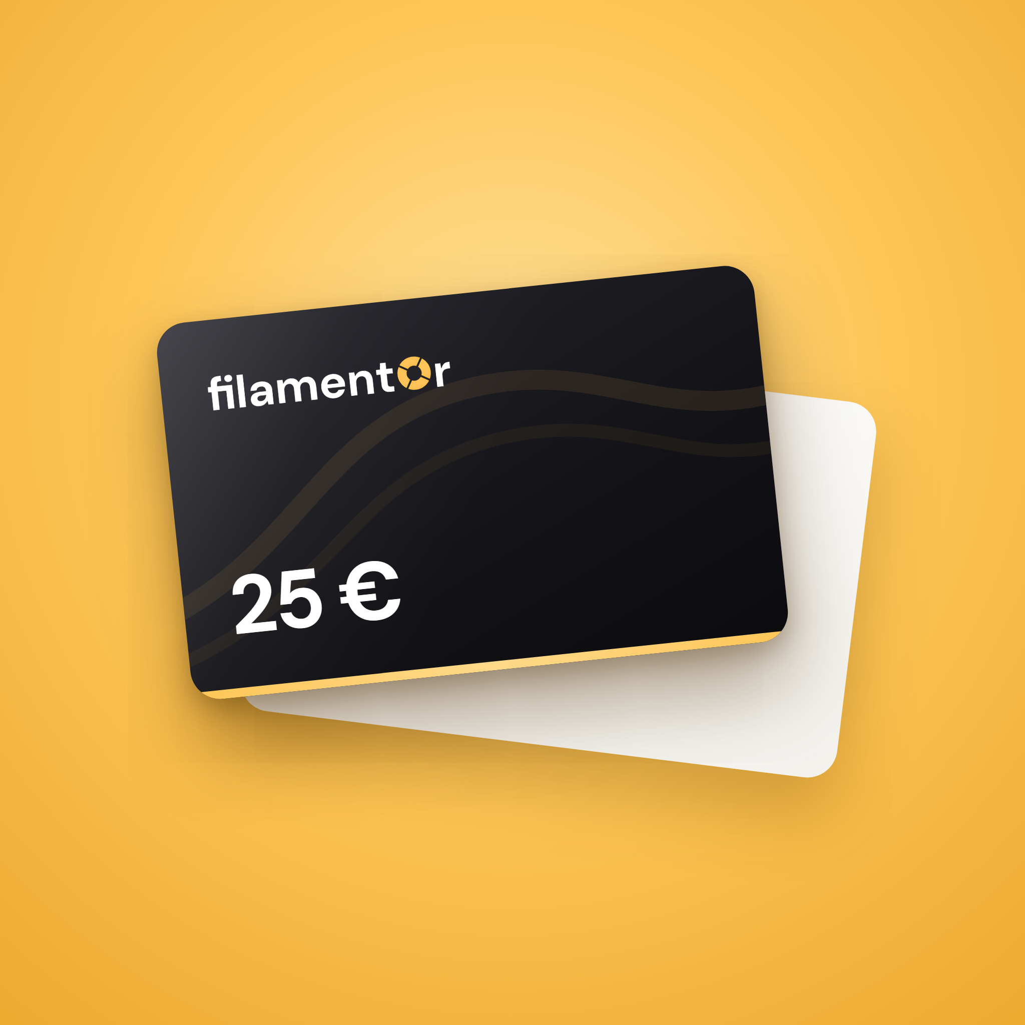 Cartão de oferta Filamentor de 25 €