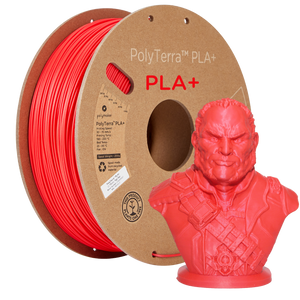 Filamento PLA+ vermelho acetinado | Polymaker
